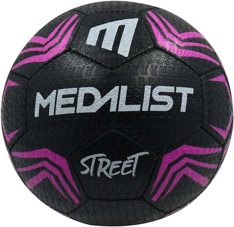 Street Soccer Ball - Size 5 - Black/Pink