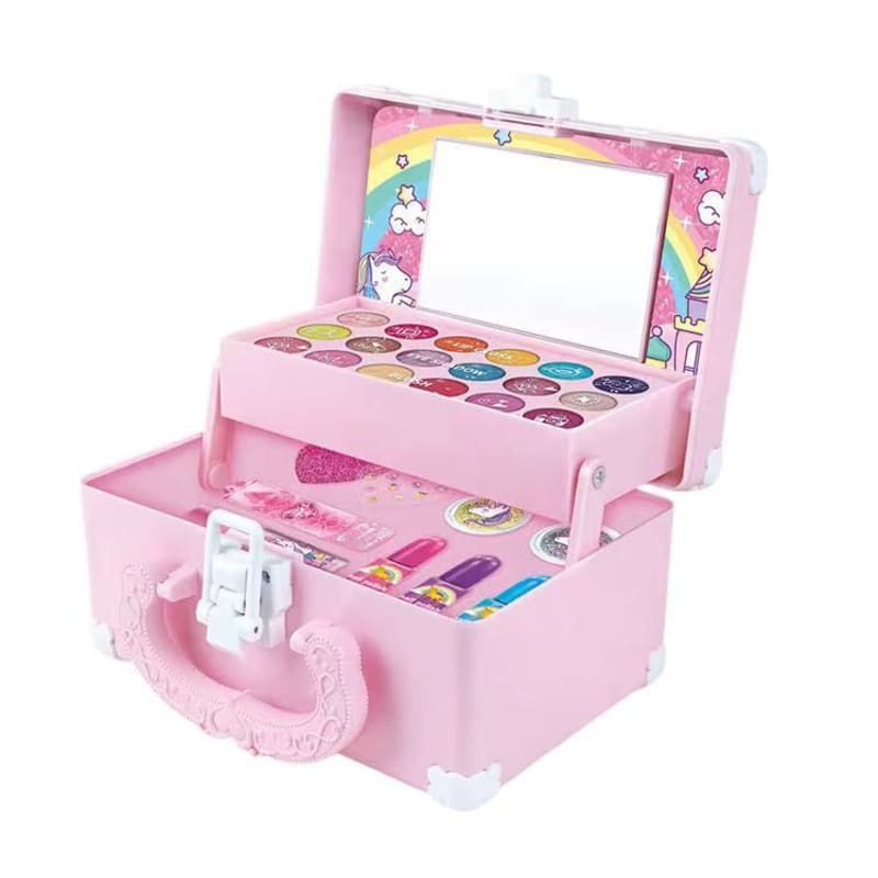Unicorn Princess Toys Birthday Gifts Real Girls Makeup Kit