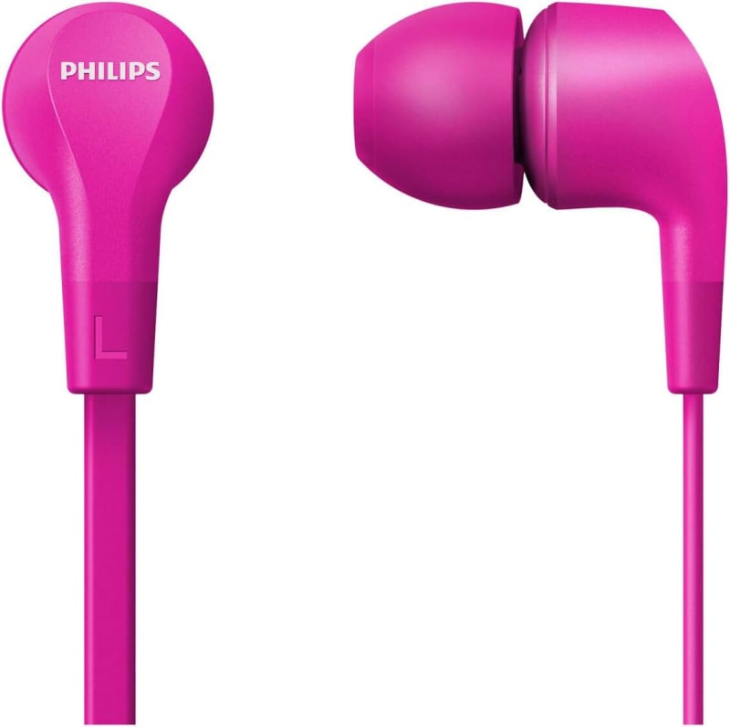 Philips TAE1105 Wired In-Ear Headphone with Mic, Pink
