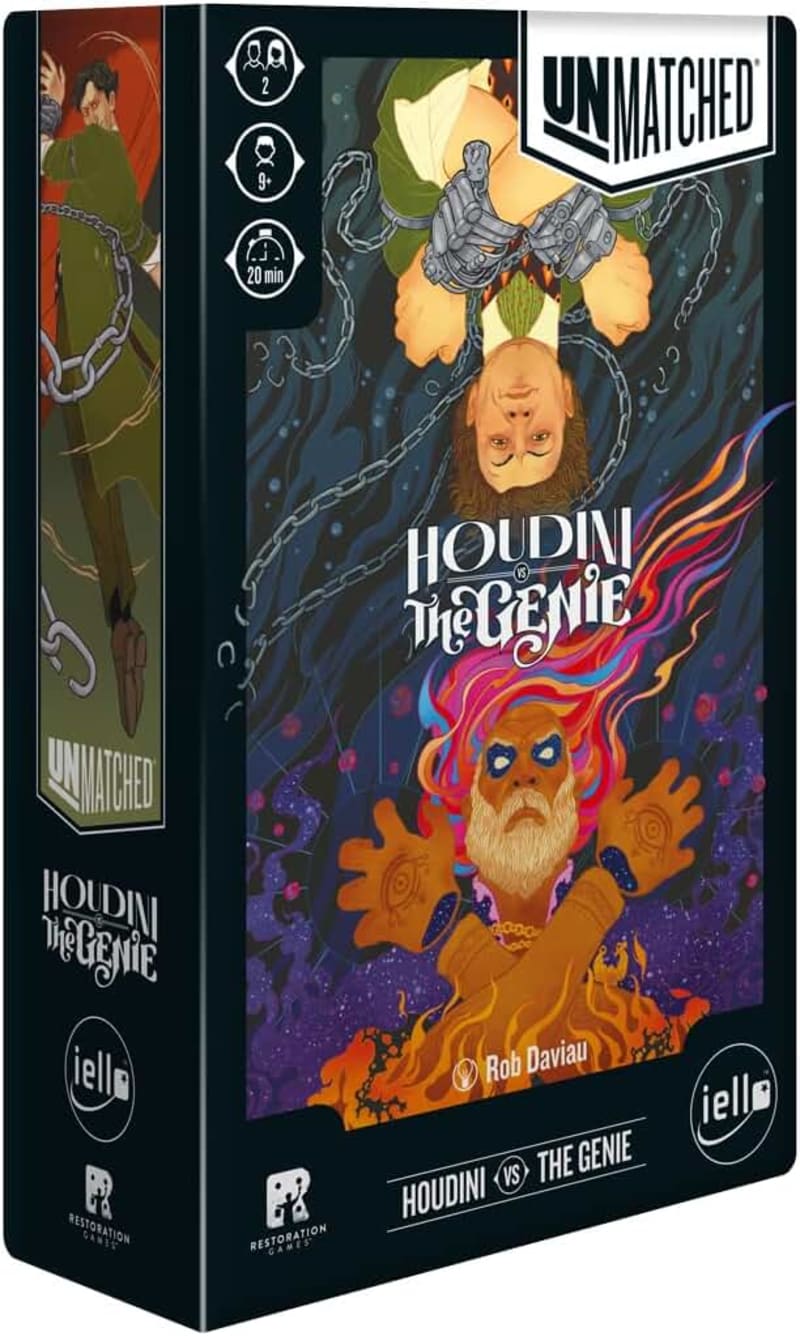 Restoration Games Unmatched: Houdini vs The Genie Card Game for 2-4 Players
