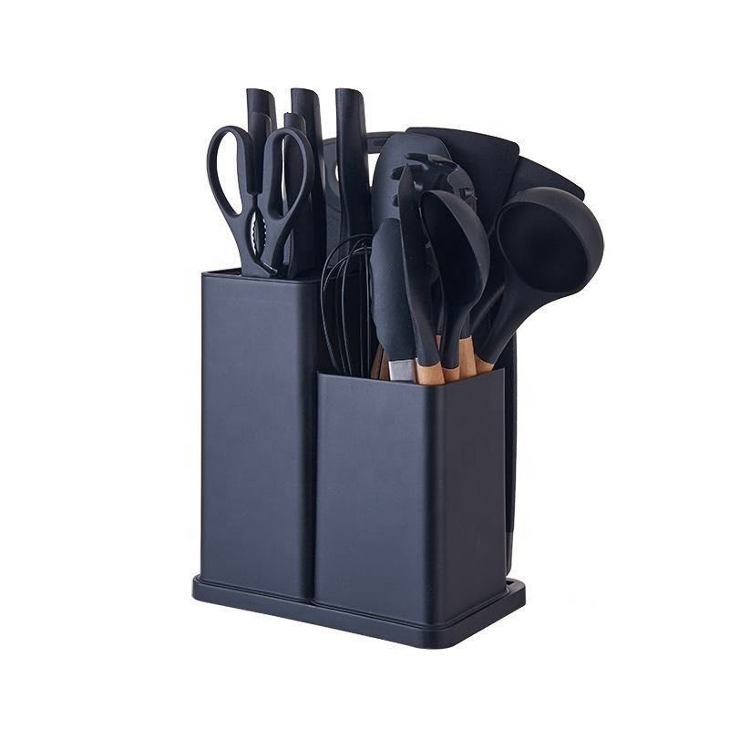 High Quality19 Pcs Kitchen Cooking Utensils and Knife Set