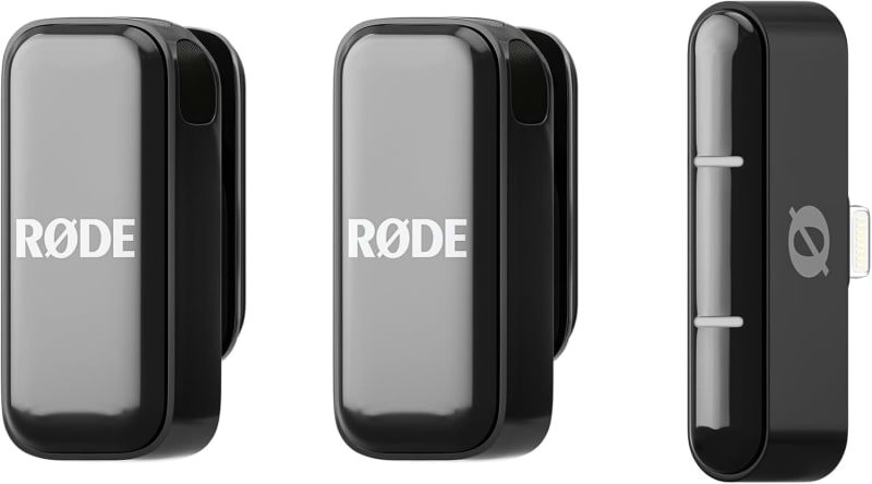 Rode Ultra-Compact Wireless Microphone for Lightning, Black