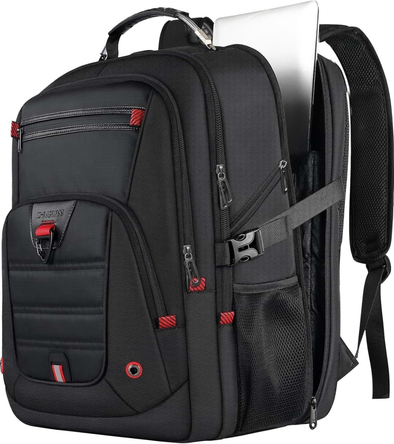 Z-MGKISS Extra Large Laptop Backpack, 17.3 Inch Travel Men's Backpack
