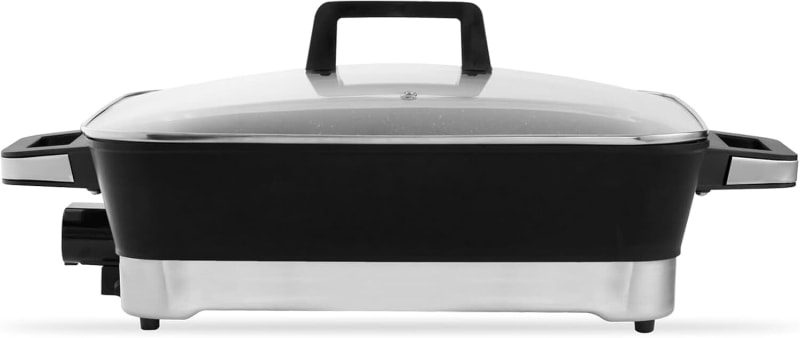 Taurus Electric Frying Pan With Glass Lid Non-Stick 380x320x75mm 2400W "Sear 'n Cook"