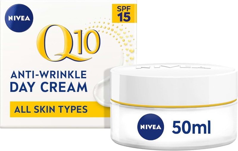 NIVEA Q10 Anti-Wrinkle Power Firming Day Cream SPF15, Face Cream, 50ml
