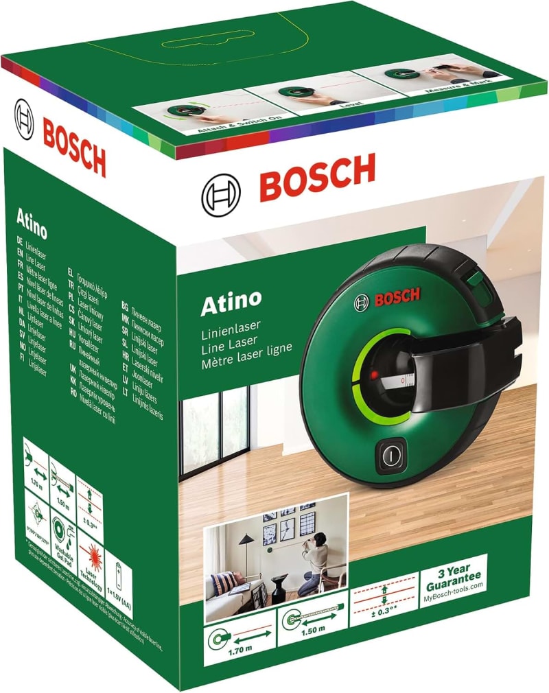 Bosch Atino Red Line Laser Set