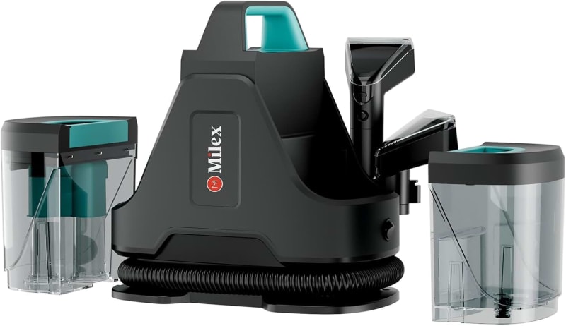 Milex Portable Carpet & Upholstrey Cleaner - 800W Deep Cleaning Machine For Carpets, Upholstery & Car Interiors