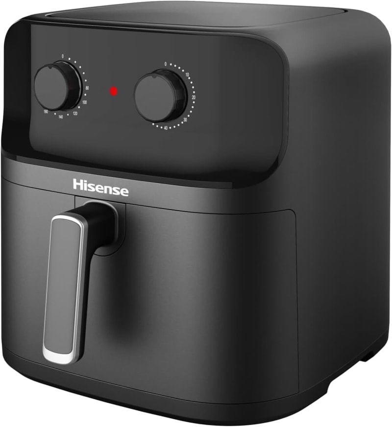 Hisense 1700W Dual Control Air Fryer, 8 Liter Capacity, Black