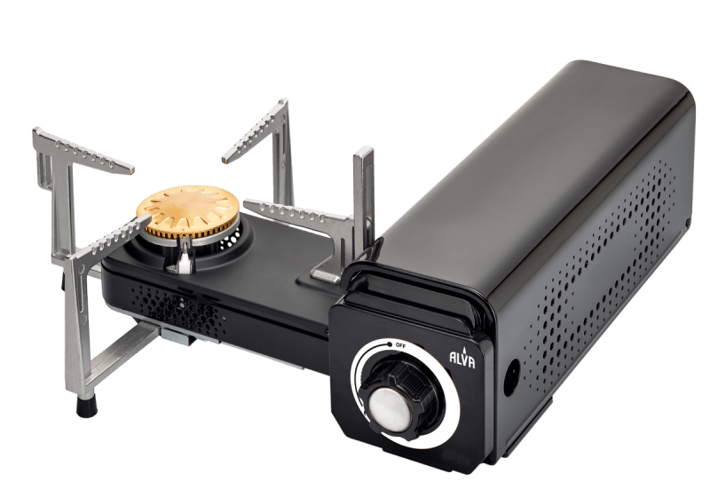 Alva -Single Burner Fold Up Canister Stove (Camping)