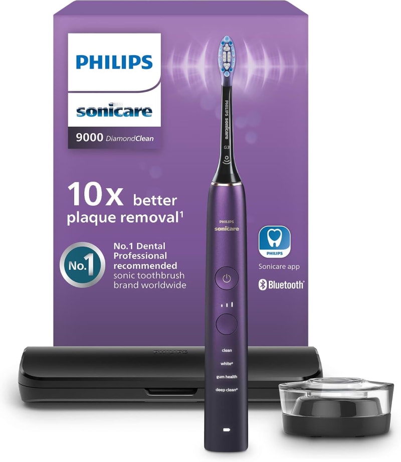 Philips Sonicare Diamond Clean Power Toothbrush 9000 series, Amethyst