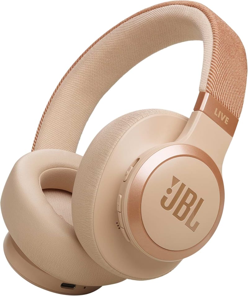JBL Live 770 Noise Cancelling Bluetooth over Ear Headphones, Saturn
