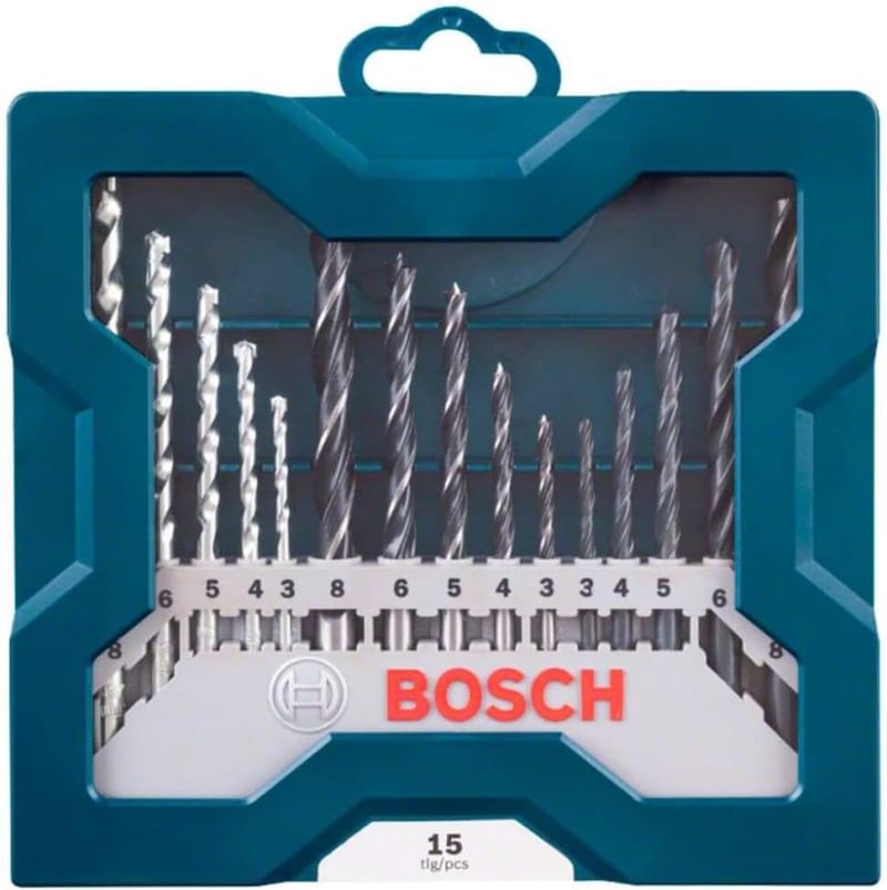 Bosch Mini X-Line Drill Bit 15-Piece Set
