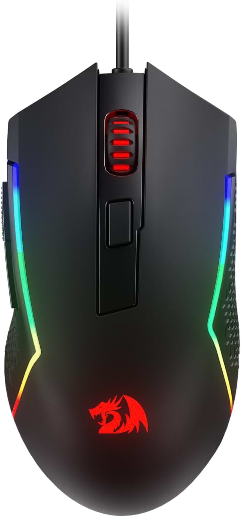 Redragon Trident 10000DPI 6-Button RGB Gaming Mouse, Black