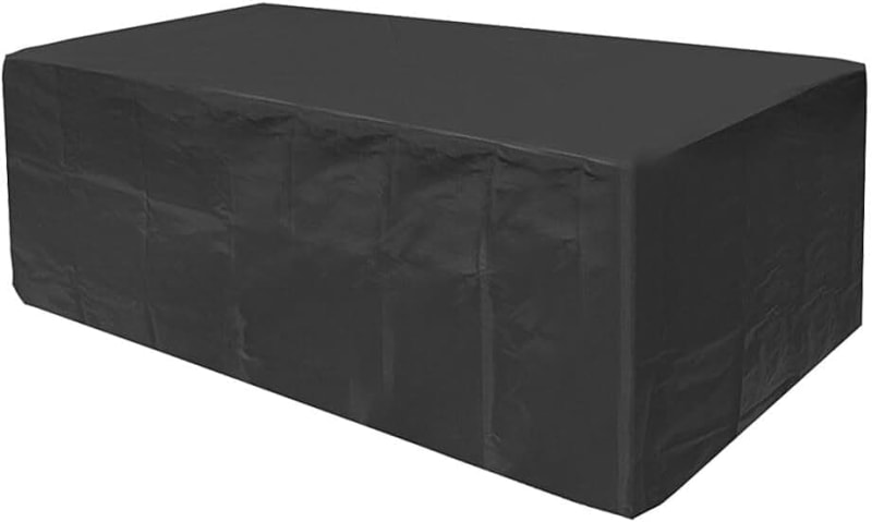 ALANES Waterproof Outdoor Patio Furniture Protective Cover Outdoor Coffee Table Cover Rectangular Coffee Table Cover