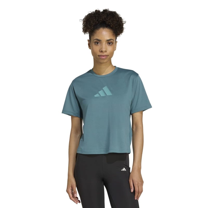 adidas Women's Train Essentials Big Logo Performance Training Tee