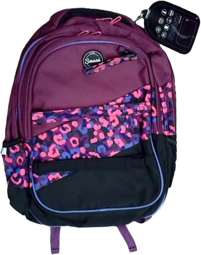 Orthopaedic Kids Multi-Compartment Backpack; Purple/Black