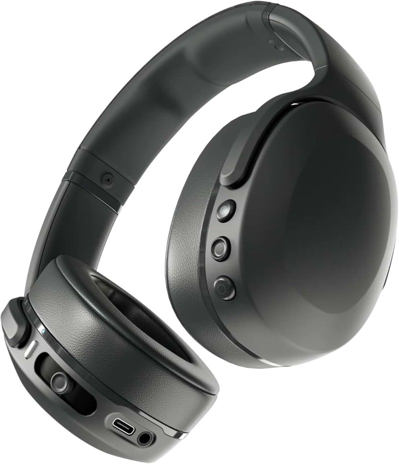 Skullcandy Crusher Evo Wireless over Ear Headphones, True Black
