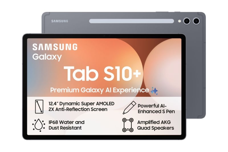 Samsung Galaxy Tab S10+ (X826) 12.4" 256GB 5G Pre Owned (A Grade) - Grey