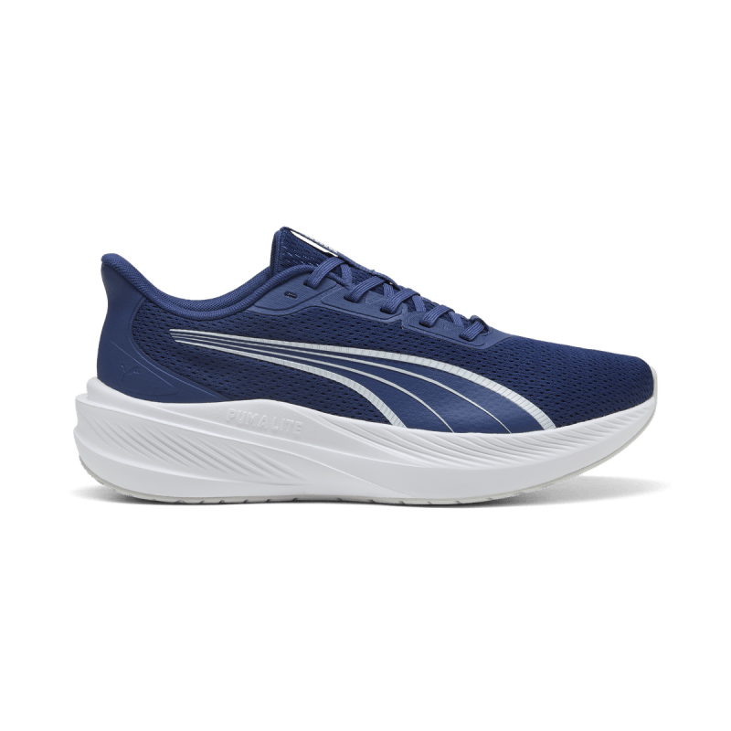 Puma Unisex Dasher Lite Road Running Shoes - Blue Jewel/Feather Grey/White