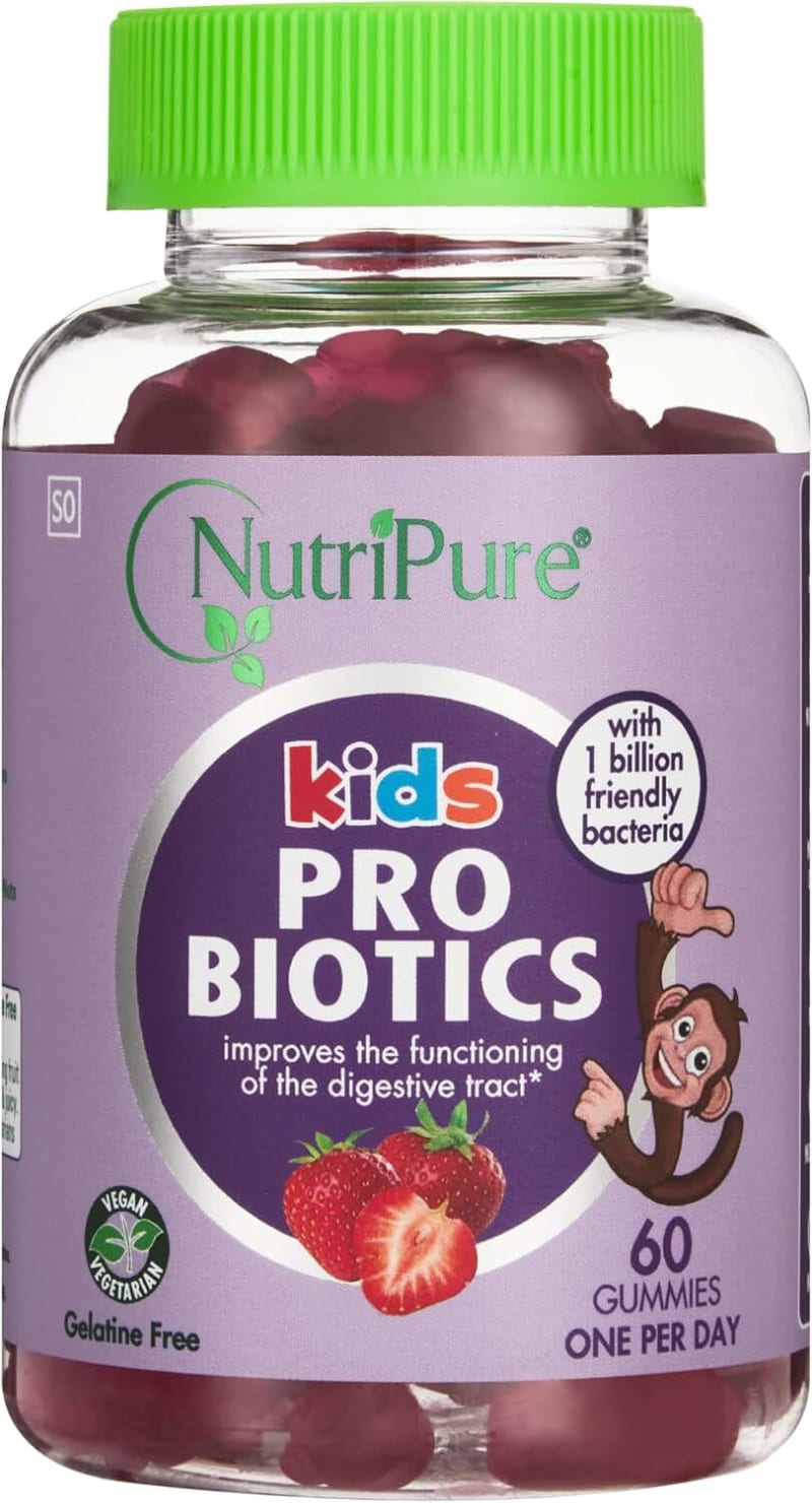 Nutripure Kids Probiotic Gummies with Bifidobacterium Infantis