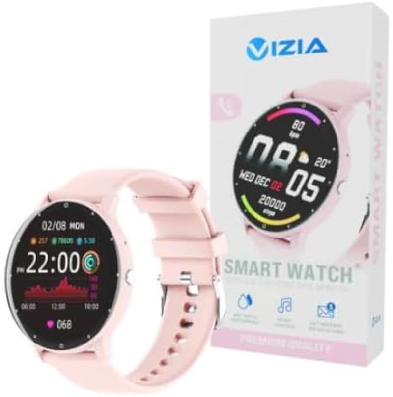Vizia Strive Series Smartwatch with Fitness Tracking & SOS Emergency