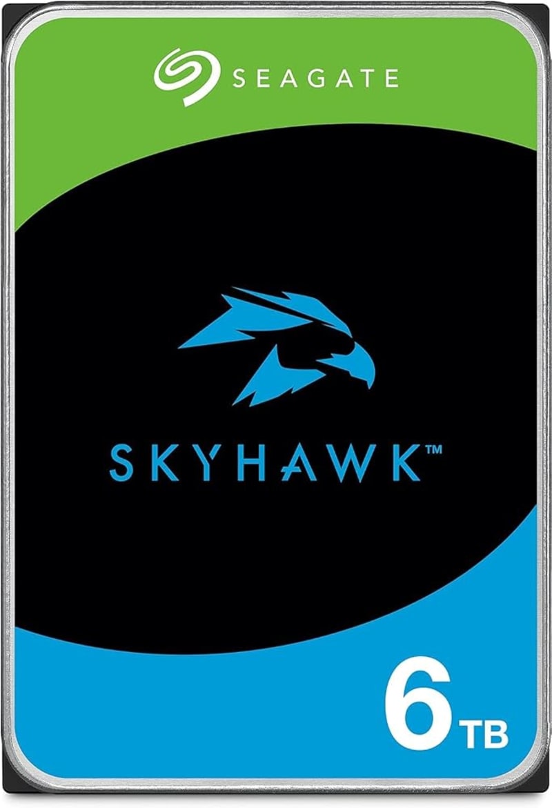 Seagate SkyHawk Surveillance Internal Hard Drive, 3.5-Inch SATA III (6TB)