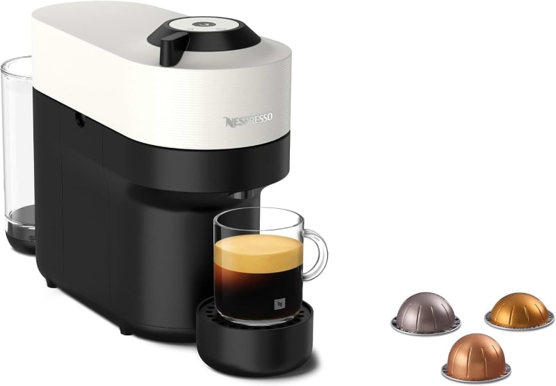 Nespresso Vertuo Pop Coffee Machine, Coconut White
