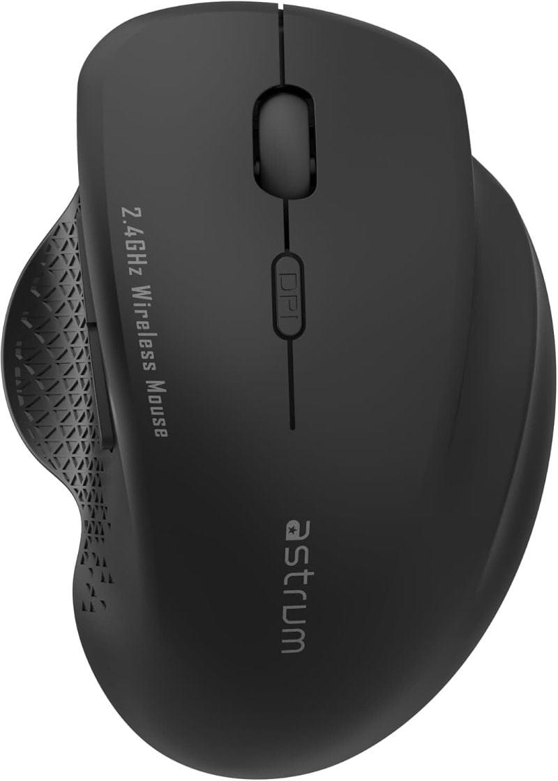 Astrum Wireless Mouse, Adjustable DPI, 6 Buttons – MW280