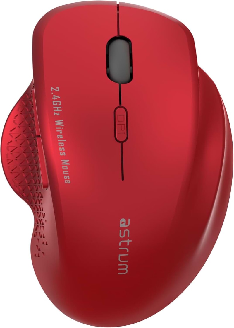 Astrum Wireless Mouse, Adjustable DPI, 6-Button – MW280
