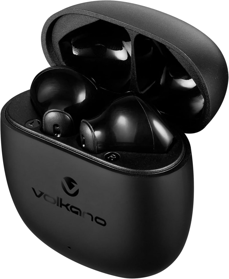 Volkano Sleek Series True Wireless Bluetooth Stereo Earphones - Black