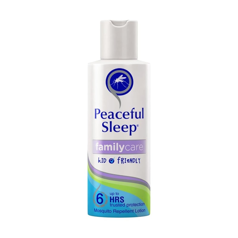 Peaceful Sleep Family Care Mosquito Repellent Lotion 150ml: Indoor and Outdoor Insect Repellent - Holiday Essentials - Gentle and Effective - Family Friendly