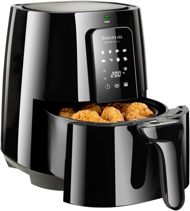 TAURUS Air Fryer Digital Non-Stick Black 3.5L 1300W #