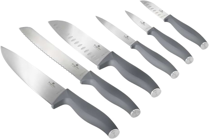 Berlinger Haus 6-Piece Stainless Steel Knife Set - Vintage Collection