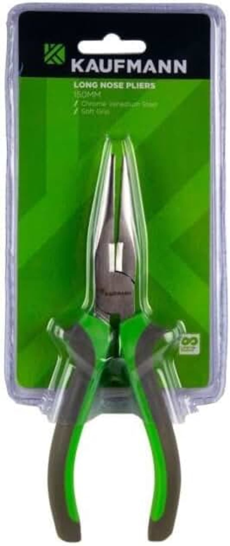 Kaufmann Long Nose Soft Handle Pliers, 150 mm Size
