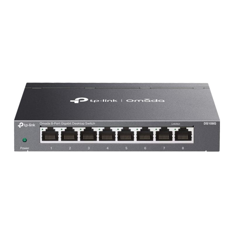 TP-Link Omada DS108G 8-Port Gigabit Unmanaged Desktop Switch