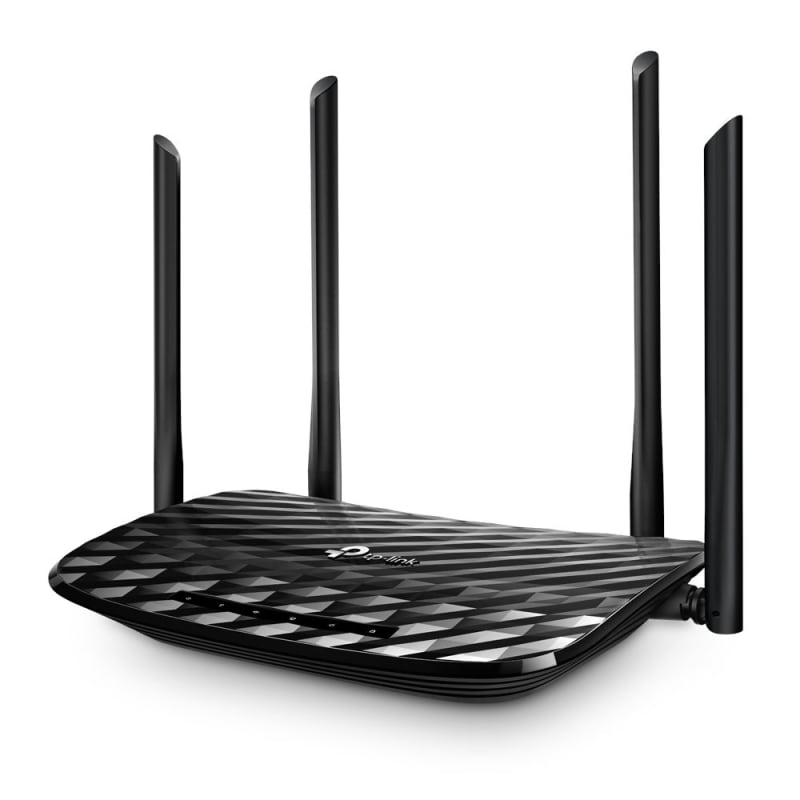 Archer A6 AC1200 Wireless MU-MIMO Gigabit Dual Band Router & 4 Antennas