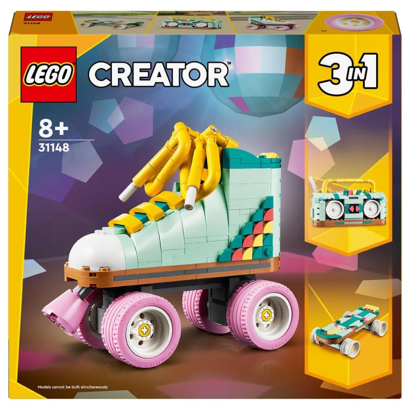 LEGO® Creator 3in1 Retro Roller Skate 31148 Building Toy Set - 342 Pieces