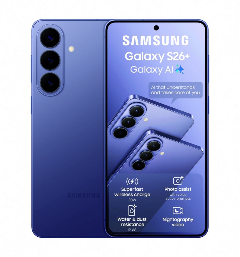 Samsung Galaxy S26+ 5G 256GB Cobalt Violet +Screen Protector