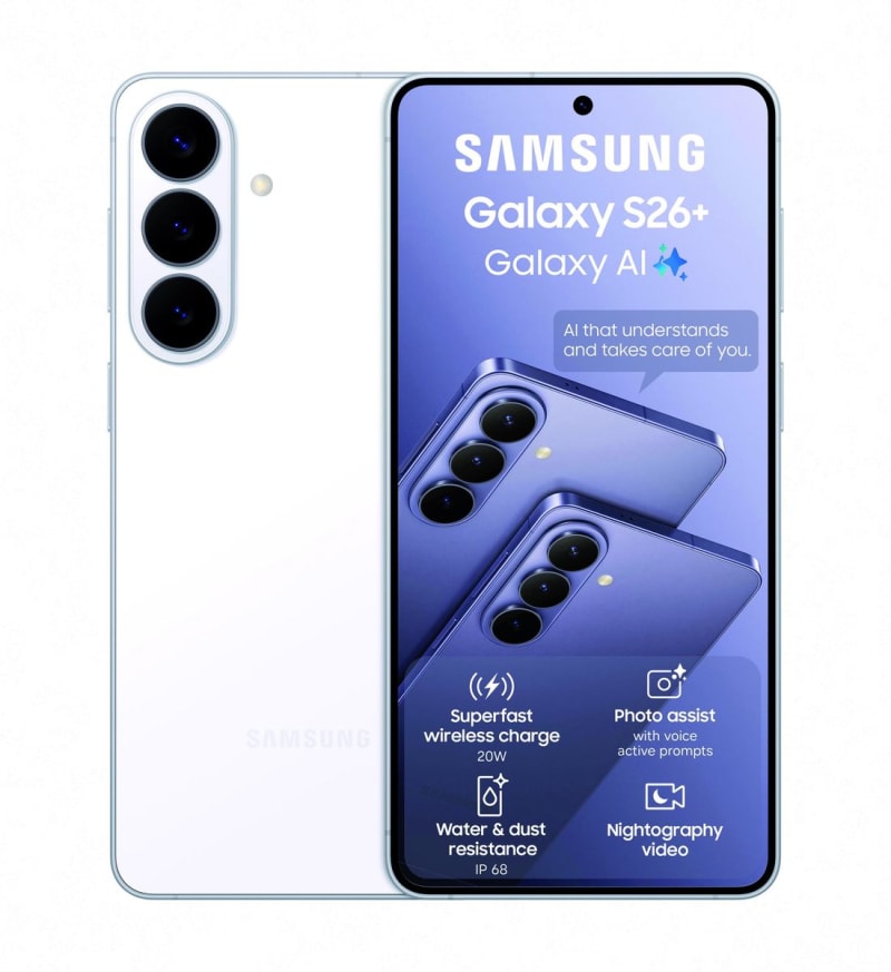 Samsung Galaxy S26+ 5G 256GB White +Screen Protector
