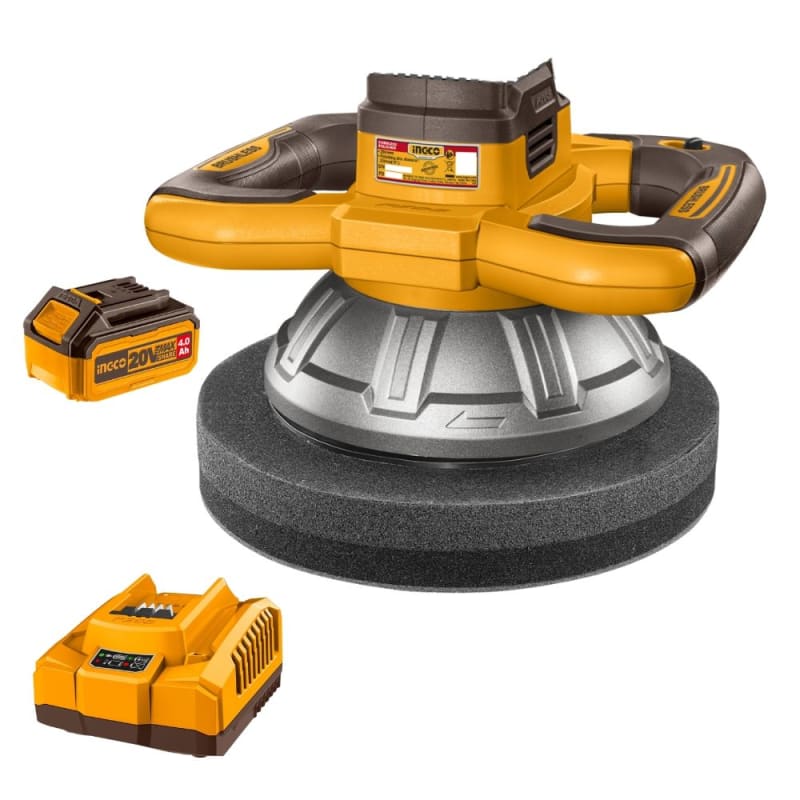 Ingco - Cordless Polisher 20V - 254mm - With 4.0Ah Battery & Charger
