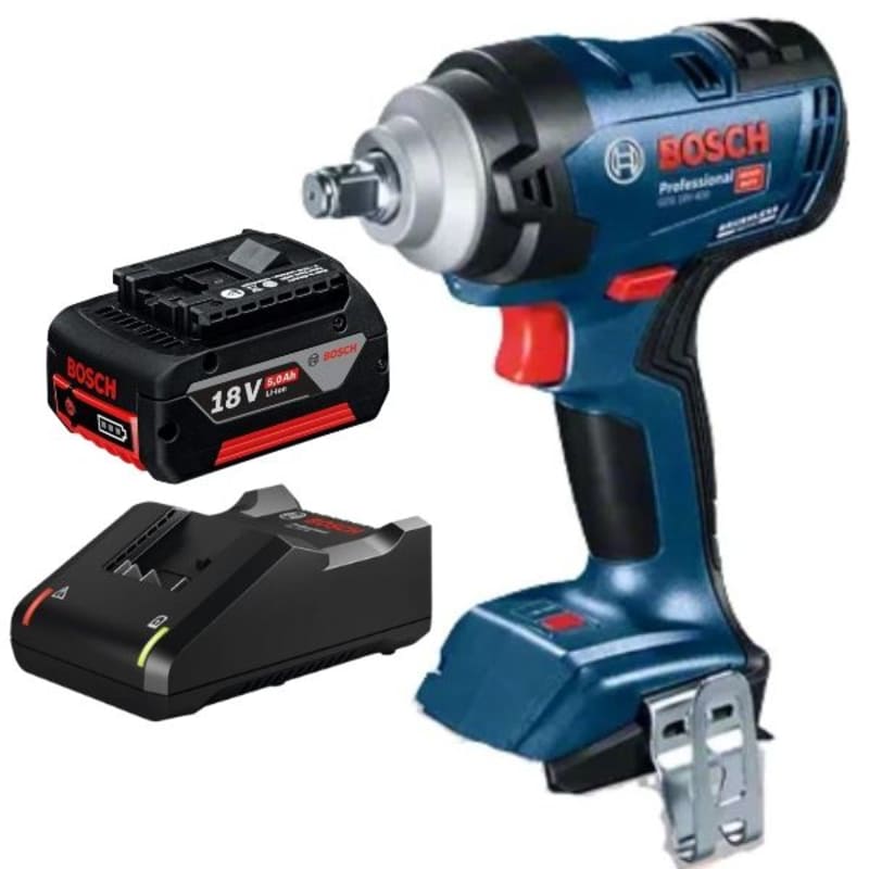 Bosch - Cordless Professional Impact Wrench with 5Ah Battery & Charger