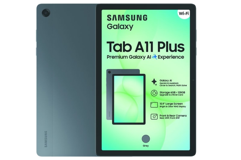 Samsung Galaxy Tab A11+ (X230) 11" 128GB Wi-Fi Only Tablet - Grey