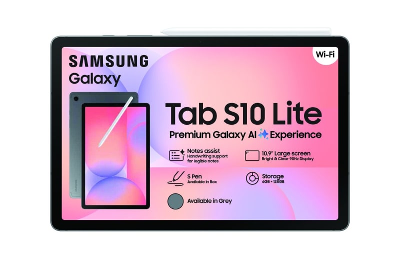 Samsung Galaxy Tab S10 Lite (X400) 10.9" 128GB Wi-Fi Only Tablet - Grey
