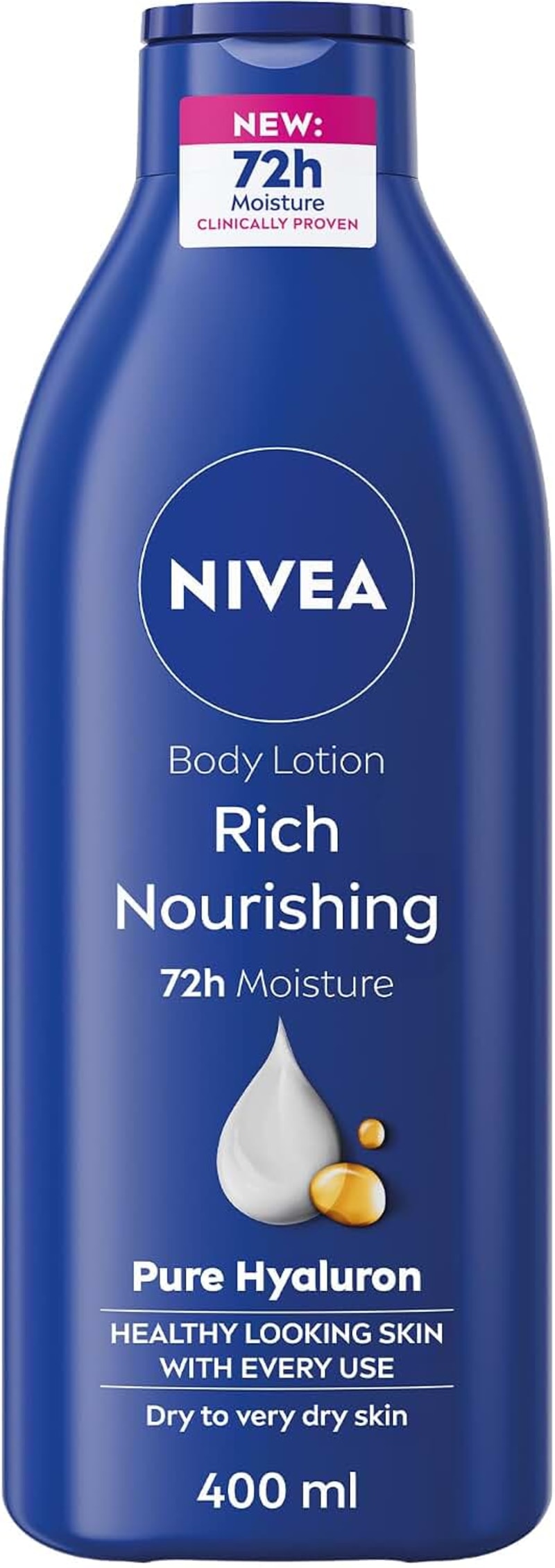 NIVEA Rich Nourishing Body Lotion with Deep Moisture Serum, 400ml