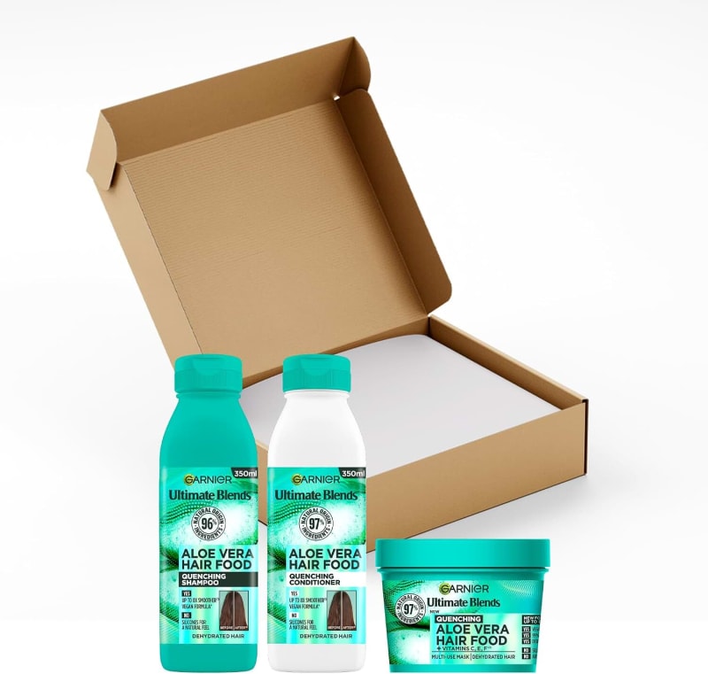 Garnier Ultimate Blends Aloe Vera Bundle - 3 Set Bundle