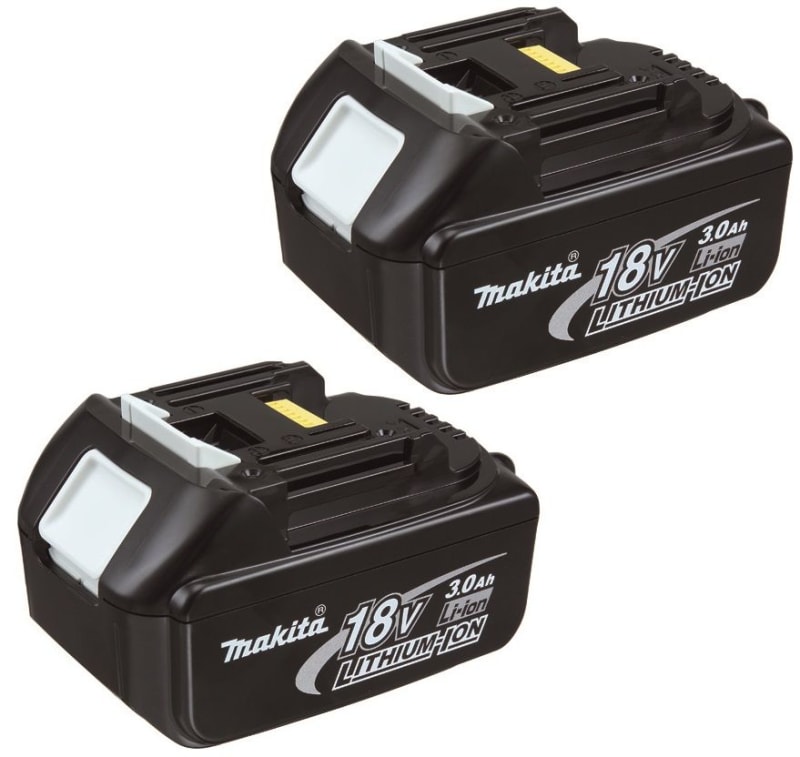 Makita - BULK Battery Combo - BL1830 3.0AH 18V Li-Ion Batteries (2 Pack)