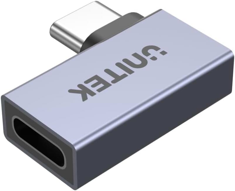 A1040GY USB4 Type-C Male To Female 90 Degree Lshape 40Gbps Adapter