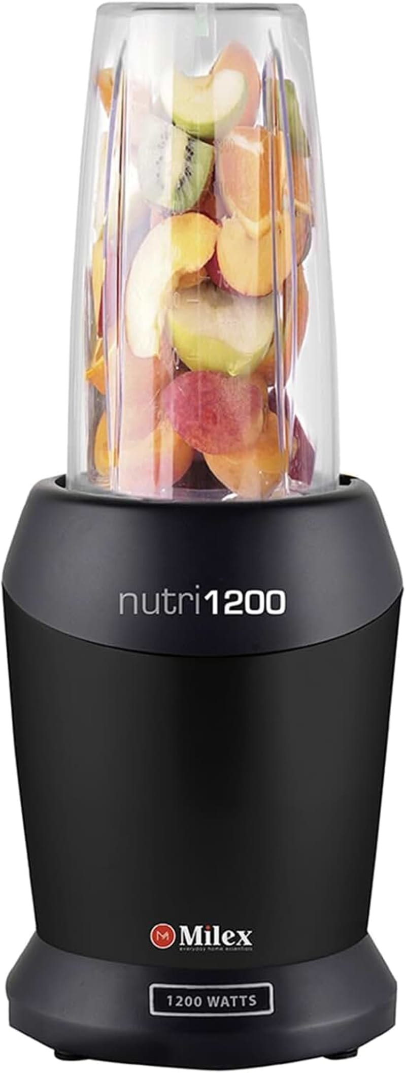 Milex Nutri 1200 Blender - 1200W 8-In-1 Nutritrional Blender | Black