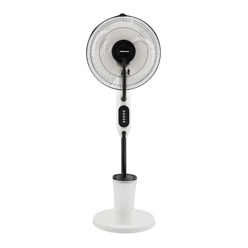 Mellerware Mist Fan 3 Speed Plastic White 40cm 75W "Eezi Breezi"