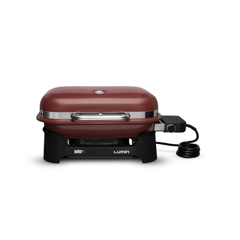 Weber Lumin Compact Electric Grill, Red